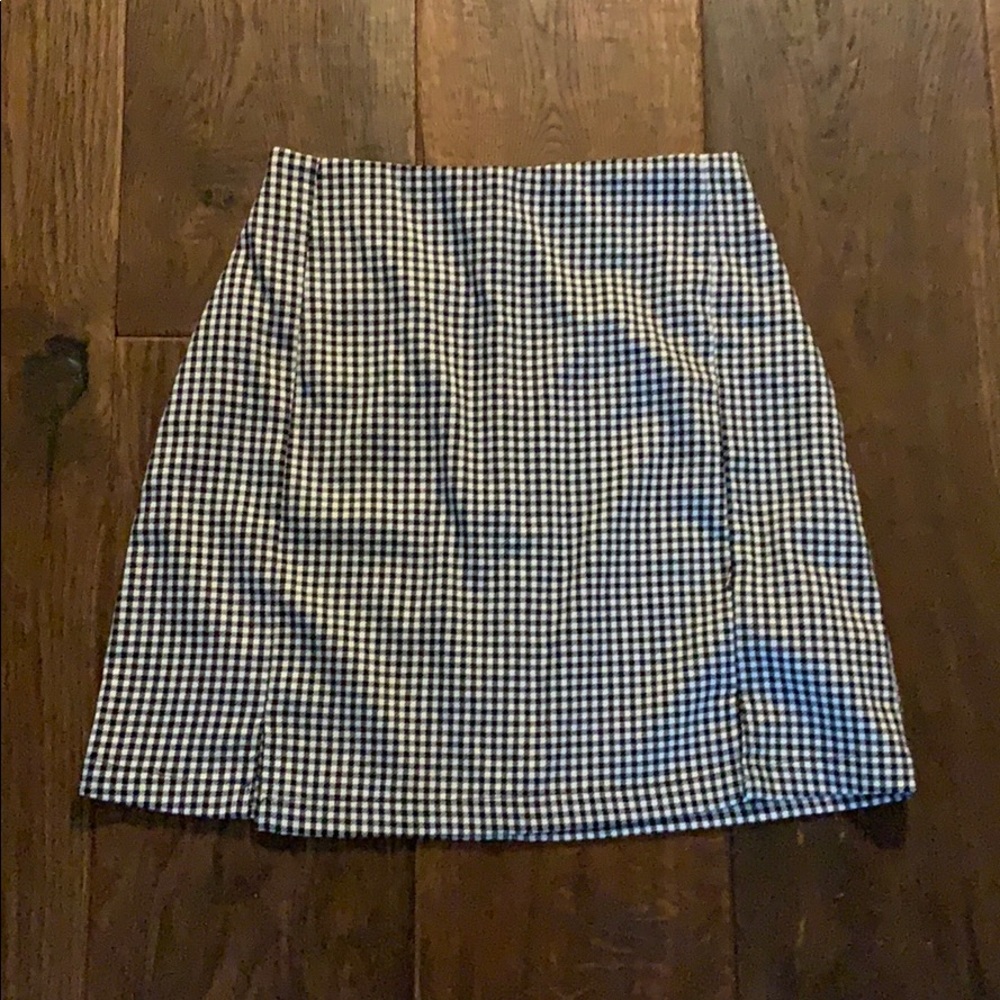 Brandy Melville checkerboard mini skirt